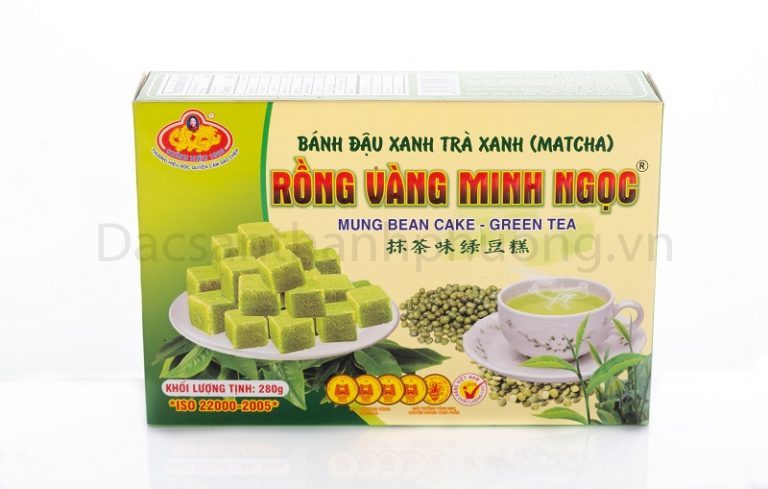 Bánh Đậu Xanh Trà Xanh